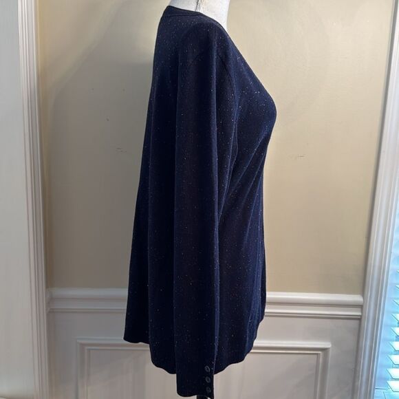 Talbot’s Color Speckled V-Neck Sweater - Picture 3 of 9